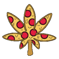 hungry weed Sticker by Postmates