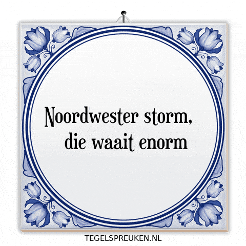 Humor Storm GIF by Tegelspreuken.nl