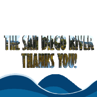San Diego Thank You Sticker by San Diego River Park Foundation