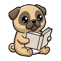 Read Locked In Sticker by Pugs