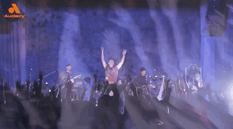 Chris Martin Coldplay GIF by Audacy