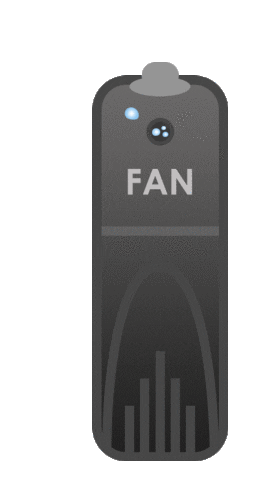 Fan Filter Sticker by AQUAEL