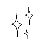 Stars Shine Sticker by Abiby