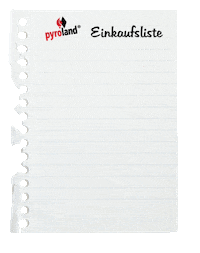 Einkaufszettel Sticker by Pyroland