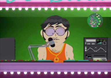 radio disco ball GIF by South Park 