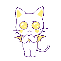 Sad Cat Sticker