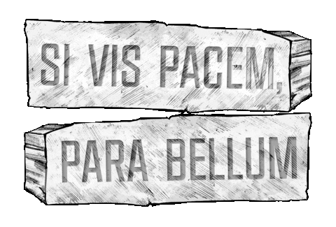 Si Vis Pacem Para Bellum Sticker by Seether