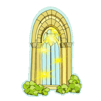 Stained Glass Window Sticker by Pittsburgh Botanic Garden