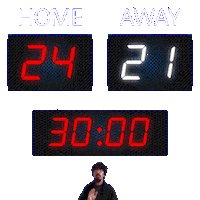21 Away Sticker