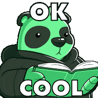Reading Ok Sticker by SuperVerse