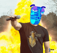 Fire Mic Drop GIF by Rug Radio