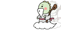 Dinosaur Andre Sticker by PeggySu