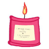 Candle Abundance Sticker by Silk the Brand
