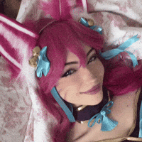 fairygee smile fox cosplay league of legends GIF