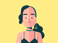 AnchorPoint girl woman awkward nervous GIF