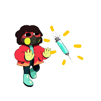 Pandemia Running Sticker