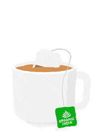 OrganicIndiaUSA mood relax tea energy Sticker