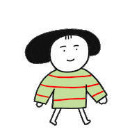 erinnam walking walk 걷기 에린남 Sticker