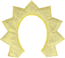Dress Up Gold Crown Sticker by Meri Meri