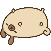 Tired Dog Sticker by Pusheen