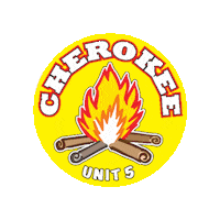 Unit Cherokee Sticker by Texas Lions Camp