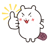 V0o0V 데굴 옹식 비버 Sticker