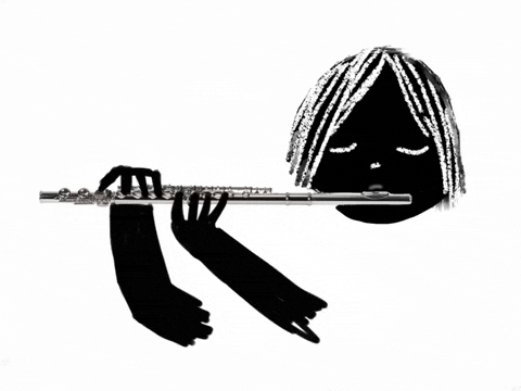 Wind Instrument Musica GIF by Barbara Pozzi