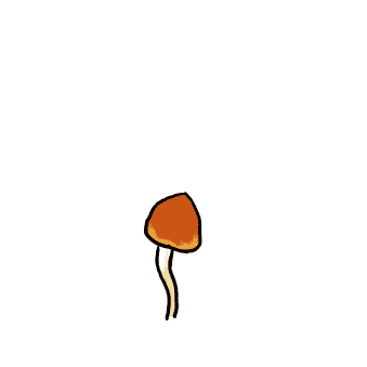 palfiorova giphyupload mushroom shroom growing shroom Sticker