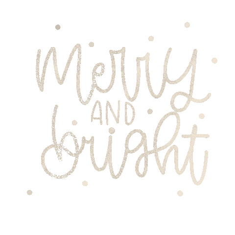 Christmas Lettering Sticker