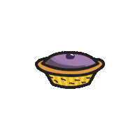 hokkaidosg cheese blueberry baked tart Sticker