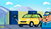 Electric Car Electricity GIF