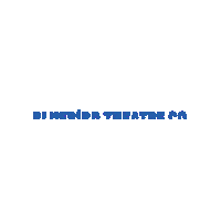 Logo Theater Sticker by Bluebird Theatre Company