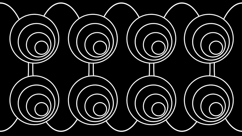 b&w circles GIF by loops-4-ambiance