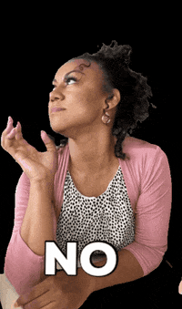Vidachic no no way hell no planner GIF