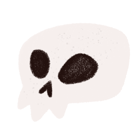 zoeskyeart fall hey wink spooky Sticker