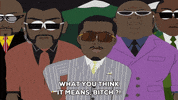staring puff daddy GIF by South Park 