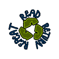 Recycle Read Sticker
