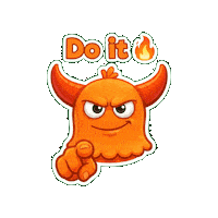 You Got This Lets Go Sticker by Momo & Tulus