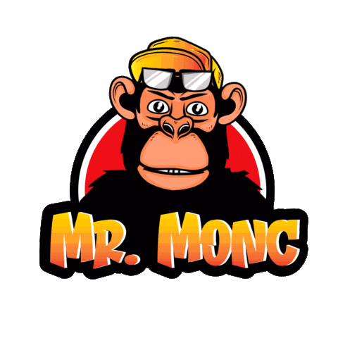MisterMonc dance monkey cool monkey mr monc mister monc Sticker