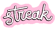 streak Sticker by Martina Martian