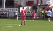 Goal Striker GIF by Cliftonville Football Club