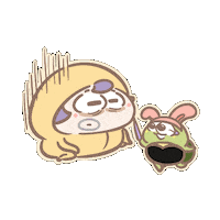 Rabbit Turtle Sticker