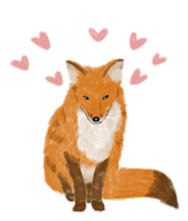 camilabez_ fox raposa dona raposa camilabez Sticker