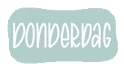 Week Thursday Sticker by Prullemupke