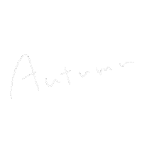 Autumn 白 Sticker
