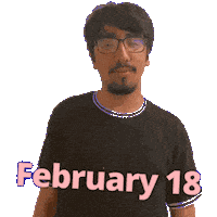 February 18Th Sticker