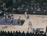 sacramento kings jumper GIF by NBA