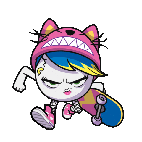Toikido running run skate skateboard Sticker