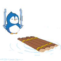 Water Penguin Sticker by Pudgy Penguins