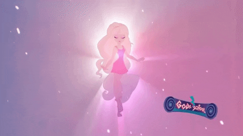 GodsSchool giphyupload anime animation pink GIF